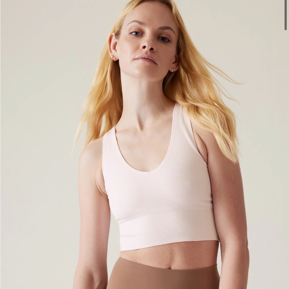 Athleta Aurora Seamless Crop Rib Tank SOLD ON DEPOP